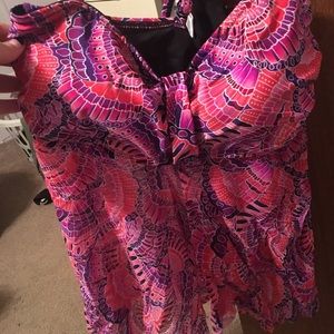 Flyaway Bandeau Style Tankini